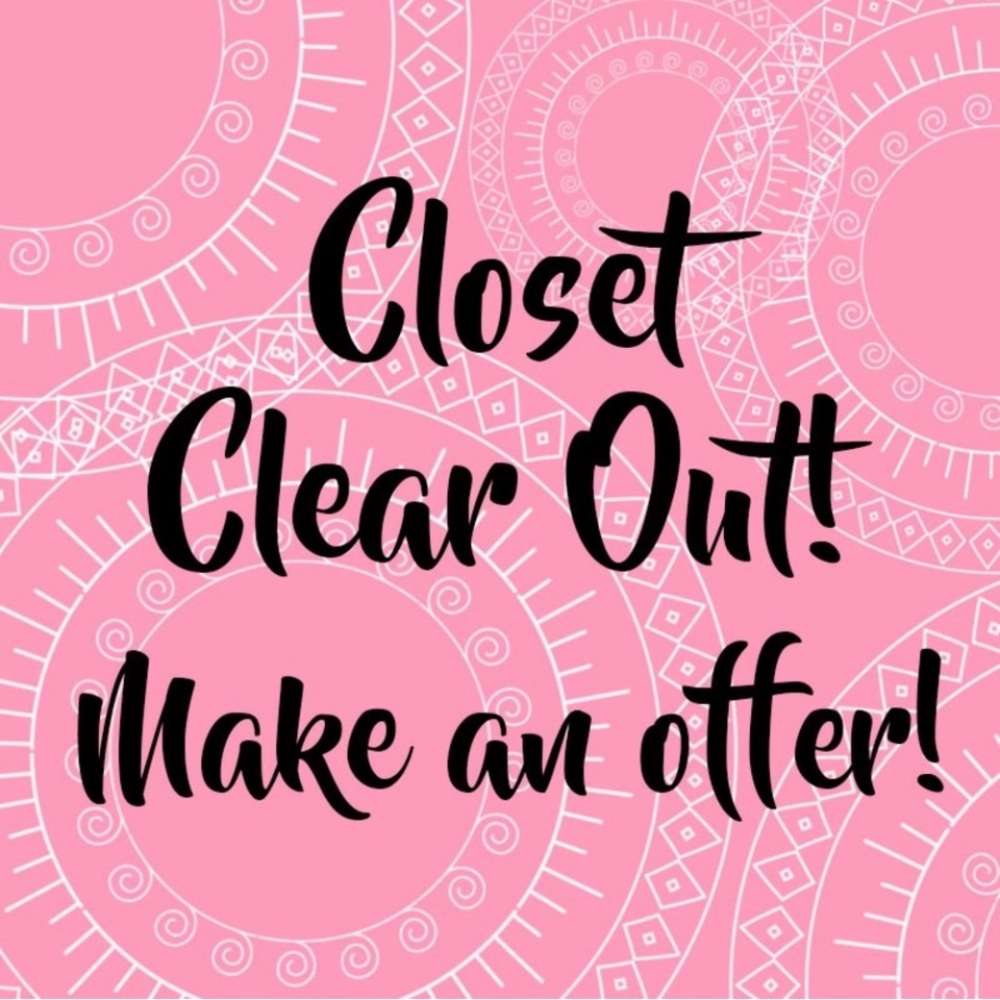 Closet Clearout Day!! FRIDAY!! 🎉
